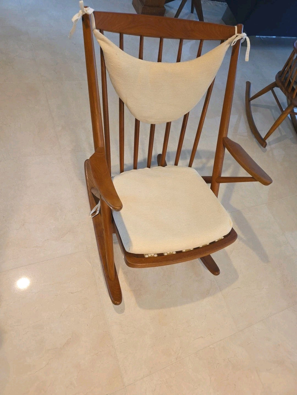Bramin Møbler Frank Reenskaug Mid-Century Danish Rocking Chair Teak
