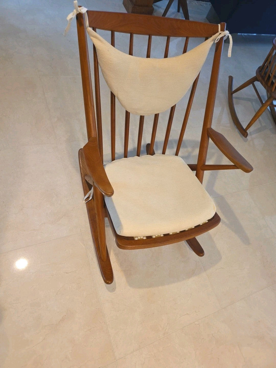 Bramin Møbler Frank Reenskaug Mid-Century Danish Rocking Chair Teak