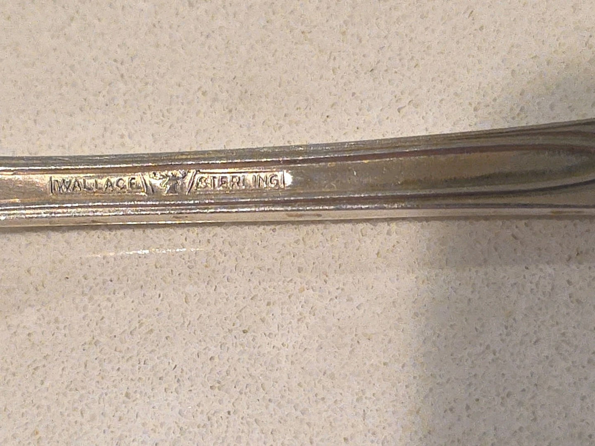 Wallace Rose Point 1934 Sterling 6” Spoon
