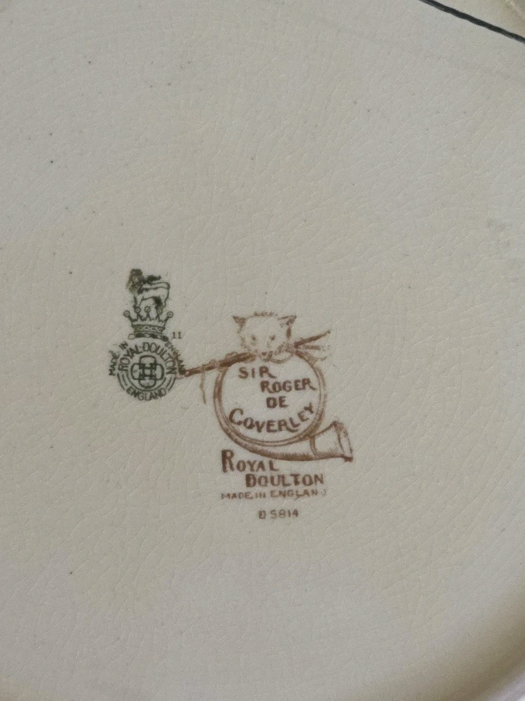 Royal Doulton 13 1/4"  Cabinet Plate Sir Roger De Coverley