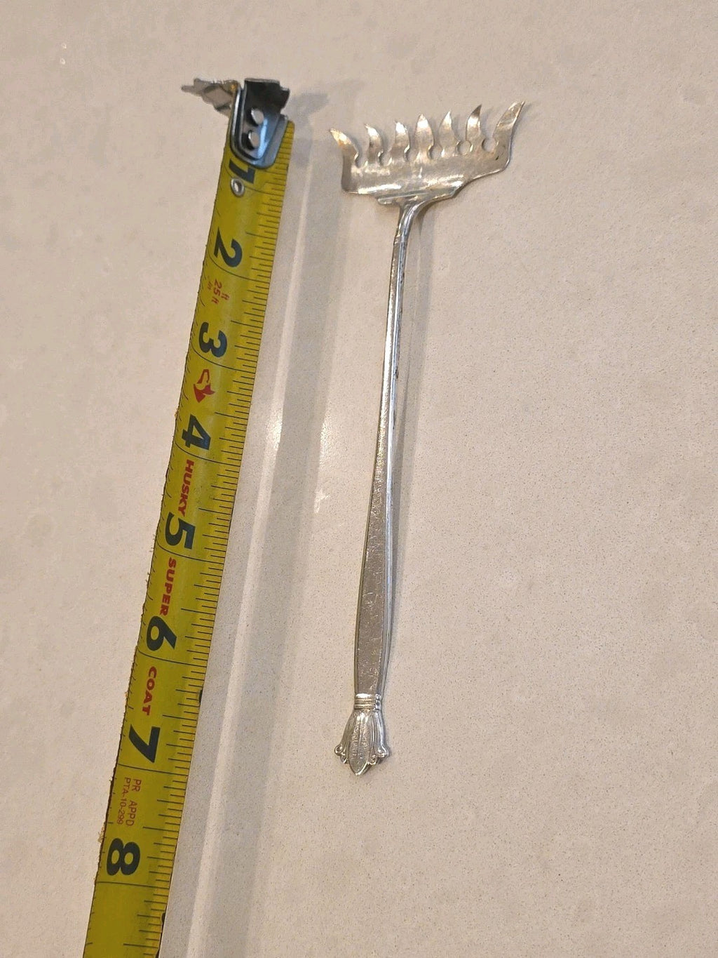 RARE JENNY LIND WEIDLICK STERLING SARDINE FORK AKA BACON FORK