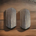 Somerset Mesh Hoops Clipon Earrings  Gift Love