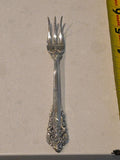 WALLACE GRAND BAROQUE STERLING SILVER COCKTAIL SEAFOOD FORK 5 1/2'' NO MONOGRAM