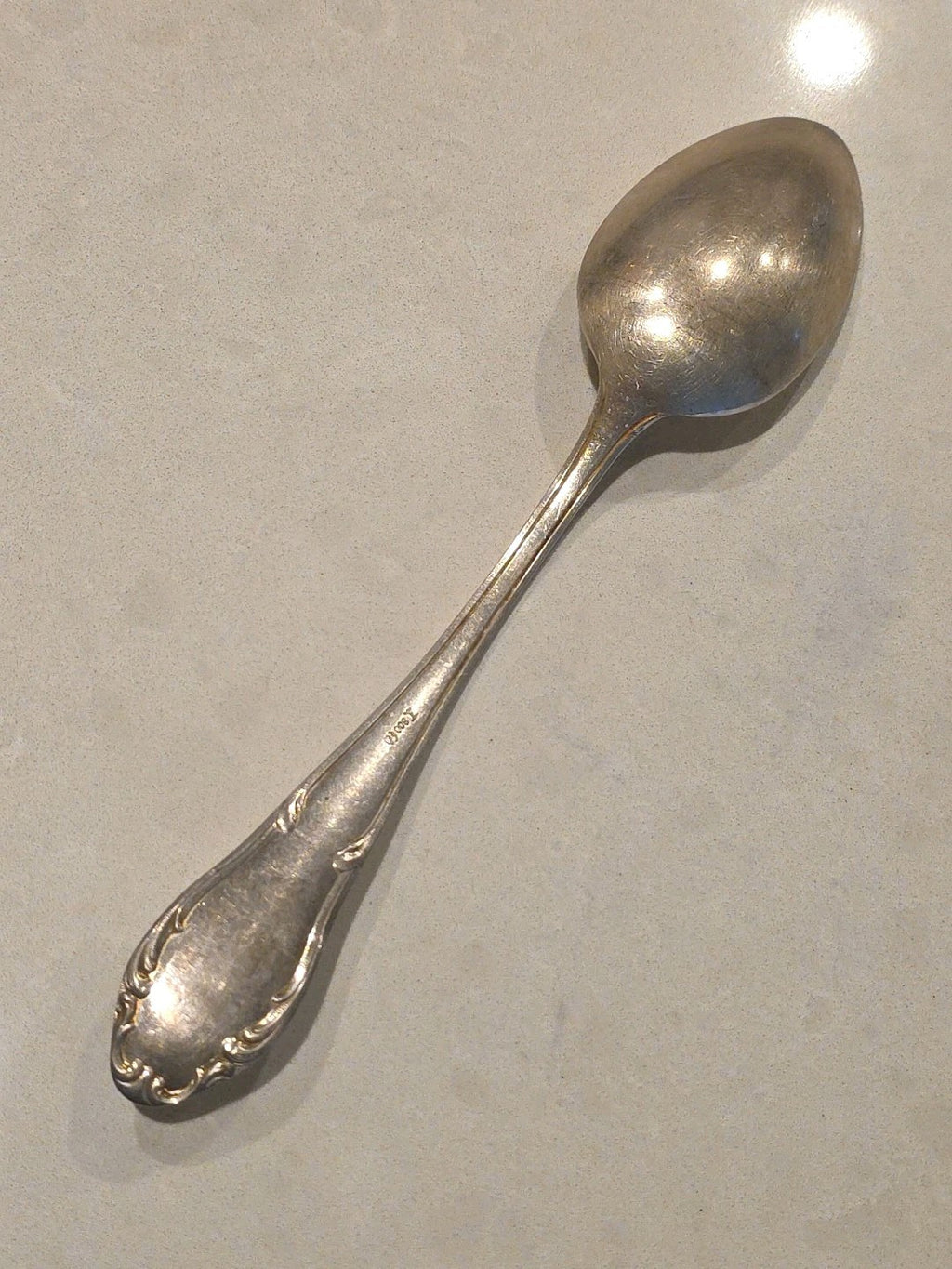 Antique Koch & Bergfeld 800 Silver 65 200 Serving Spoon Germany