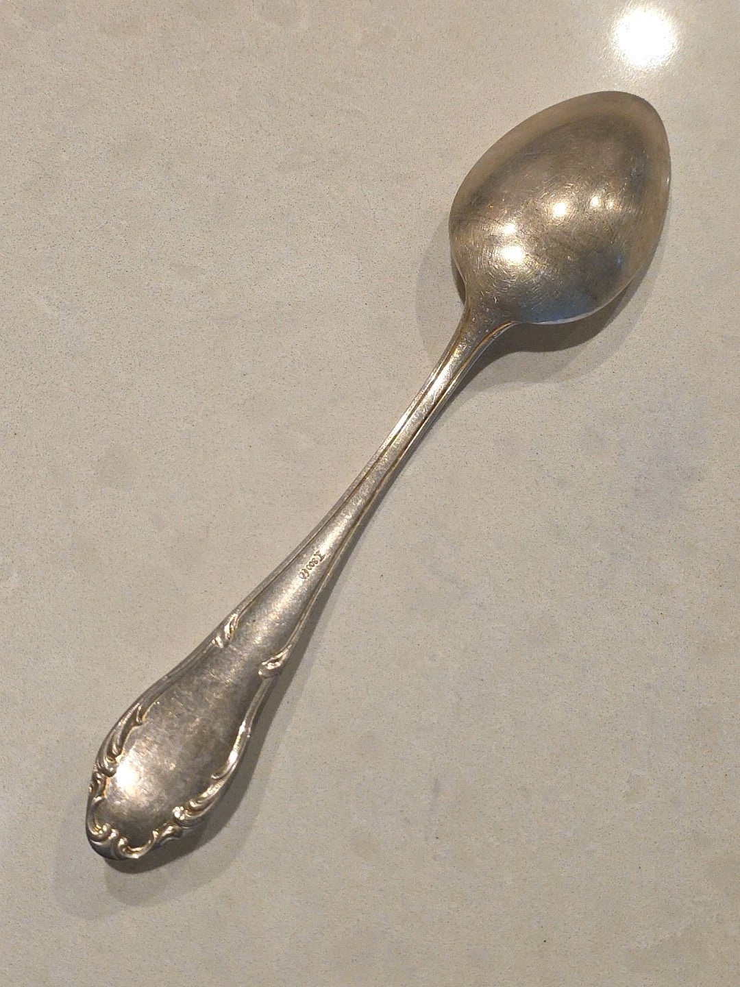 Antique Koch & Bergfeld 800 Silver 65 200 Serving Spoon Germany