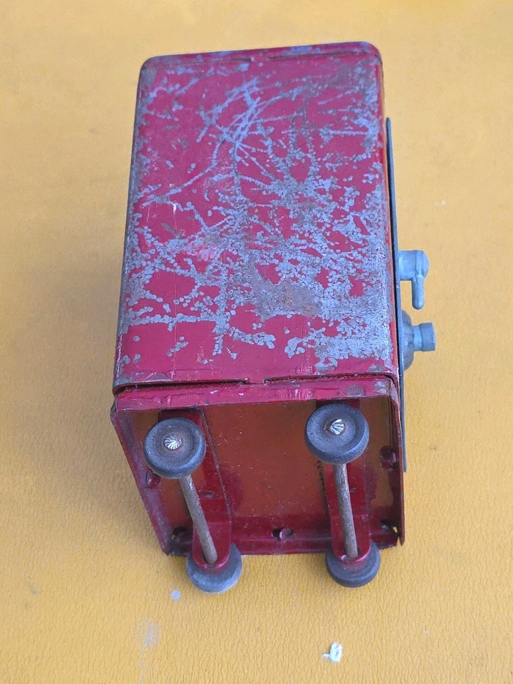 VINTAGE ADVERTISING MARX TOY "THRIFT DIAL SAFE BANK " COMBINATION  LOCK