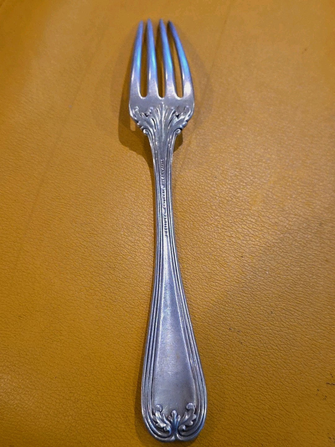 Colonial by Tiffany and Co Sterling Silver  Lunch/Dessert Fork Monogram