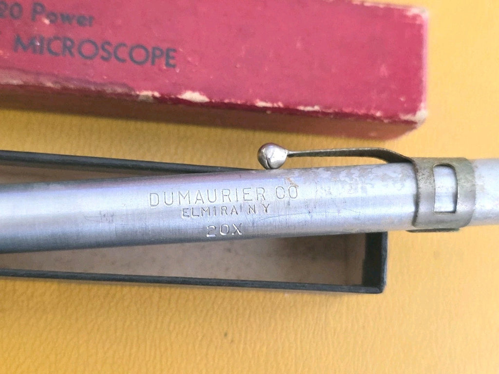 Vintage 20X Pocket Microscope by DuMaurier Company, Micro Mike  NO US TARIFFS