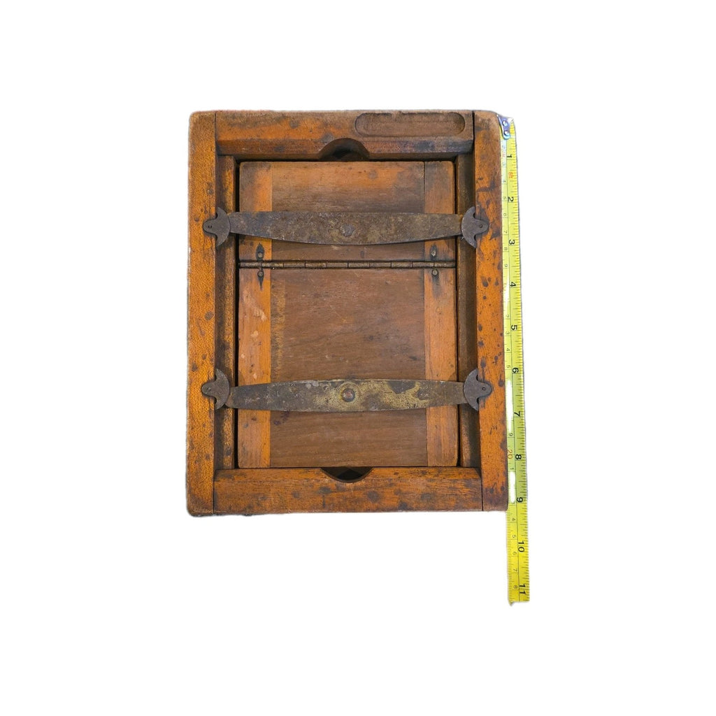 Antique Wood Brass Glass E&HT Anthony Co Photography Printing Picture Frame 1890