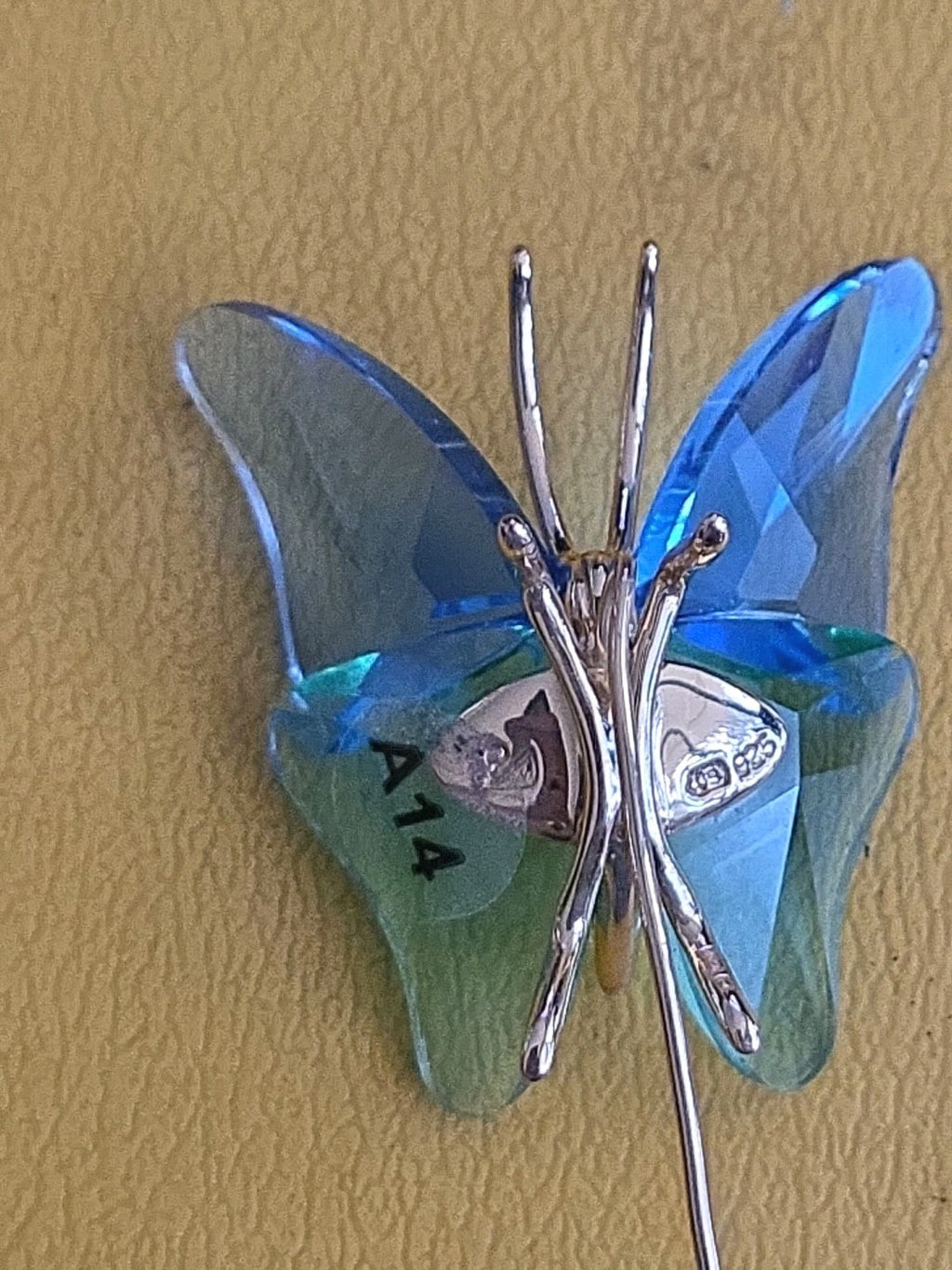 Swarovski Figurine Crystal Paradise Butterfly AMBUR TURQUOISE