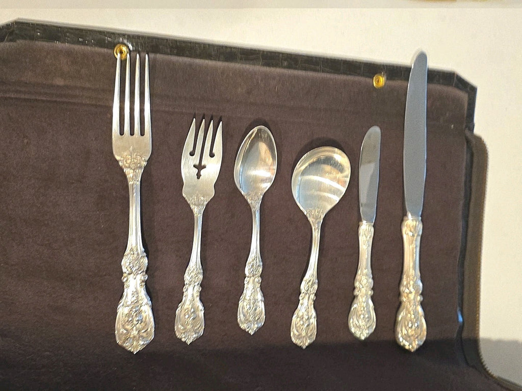 Antique Reed & Barton Francis I 93pcs Silverware 6-Pc Setting Service for 12