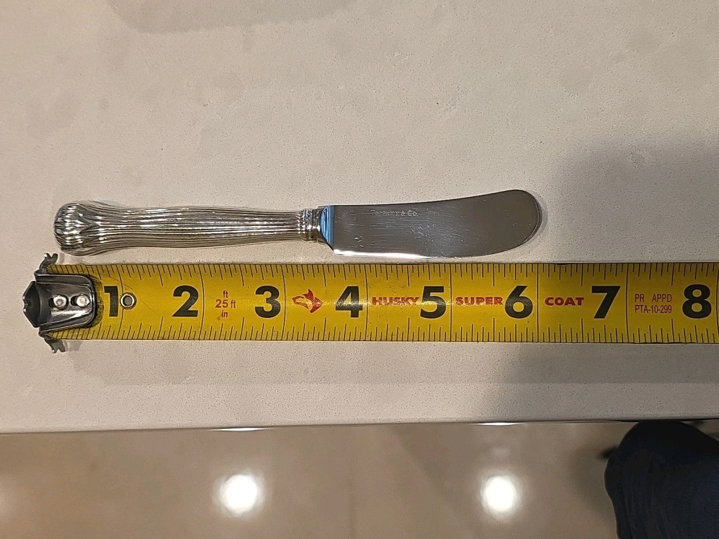 Botanical By Tiffany Sterling Silver Butter Spreader Hollow Handle 6"