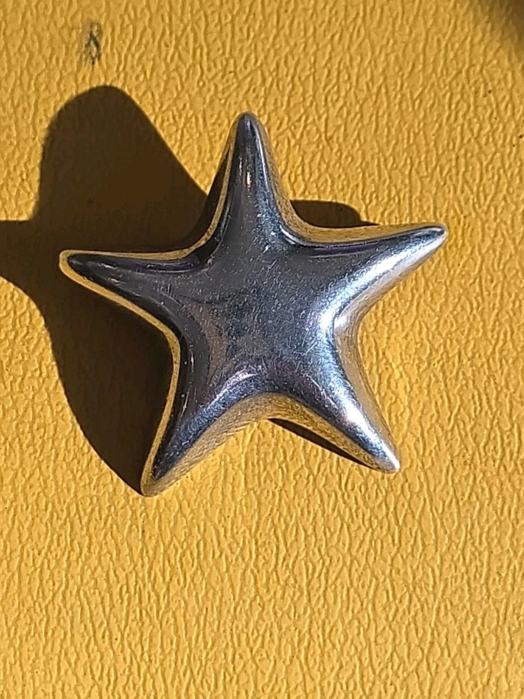 Vintage Tiffany & Co 925 Sterling Silver Star 1.5” Pin / Brooch 10.15 g. VG Cond