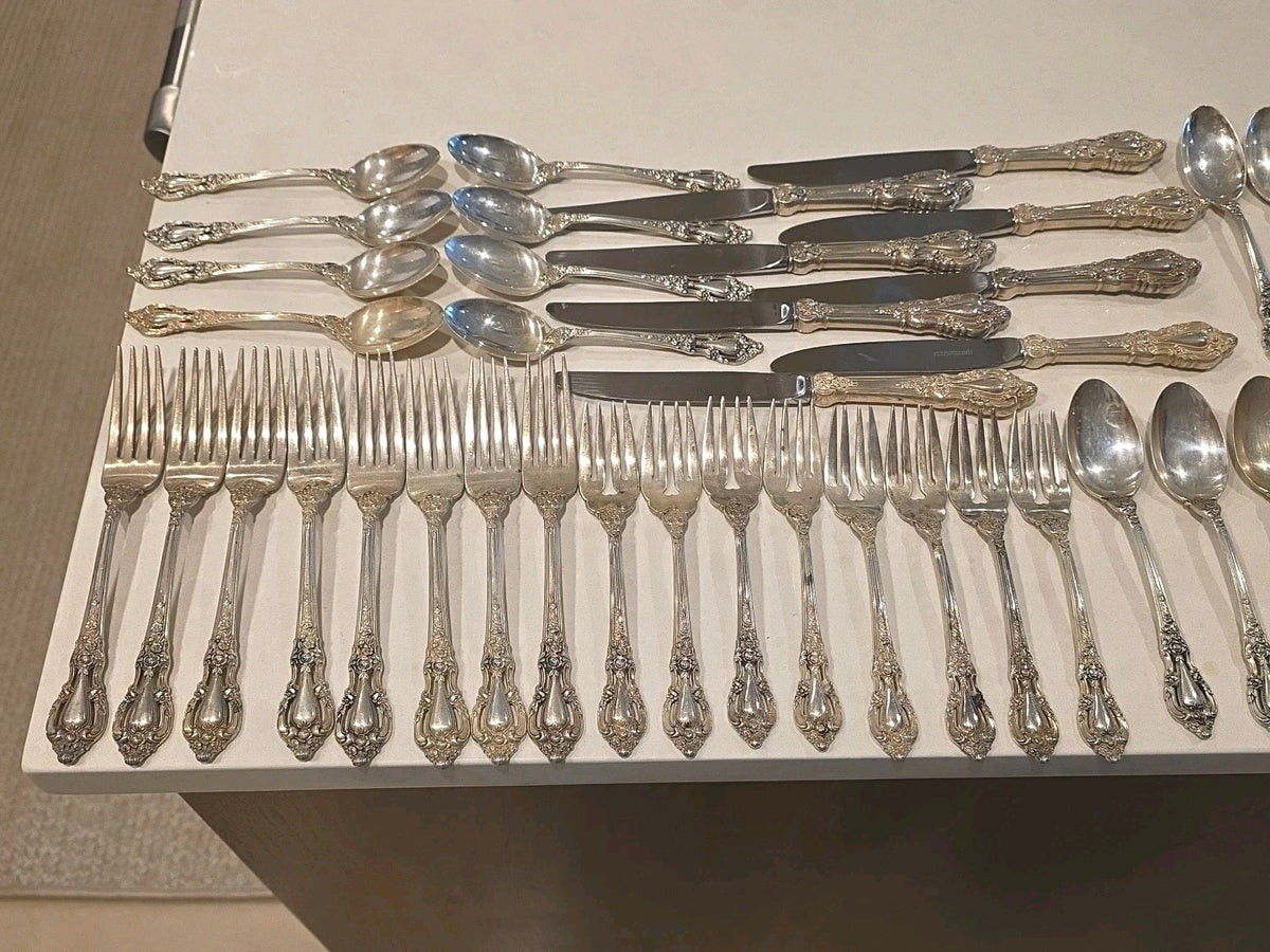 Eloquence by Lunt Sterling Silver Flatware Service Set 48 Pieces