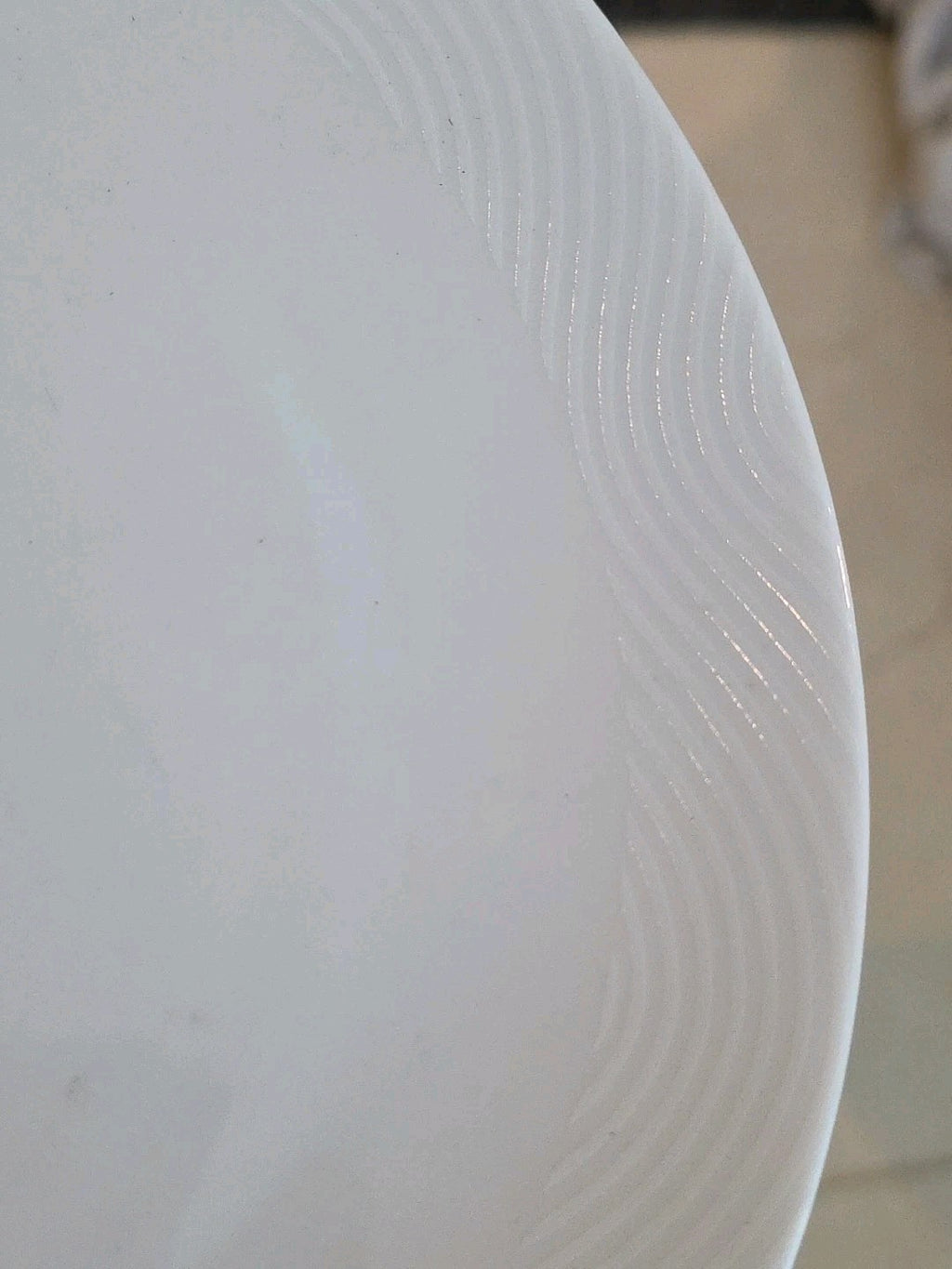 BAUSCHER WEIDEN PAN AM AIRLINES 8 1/2" 1st Class DINNER PLATE WAVE PATTERN