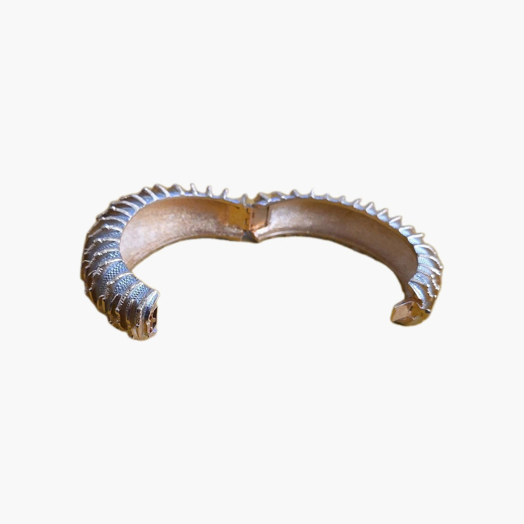 Vintage Mid-Century KRAMER Silver & Gold Bracelet