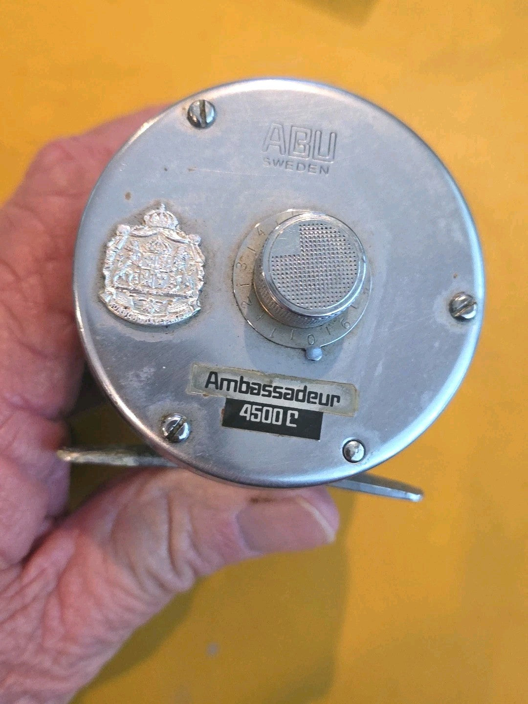 Abu Sweden 1977 Ambassadeur 4500C Fishing Reel Bait Casting Serial # 770400