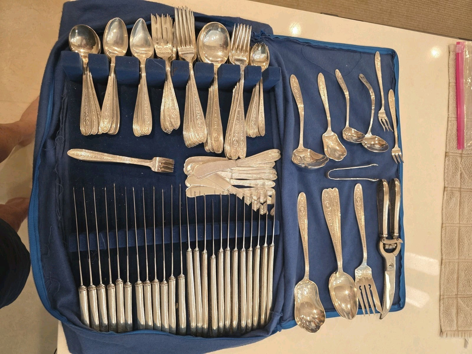 Wedgwood International Sterling Silver  Flatware Service Dinner Set 157 Pieces