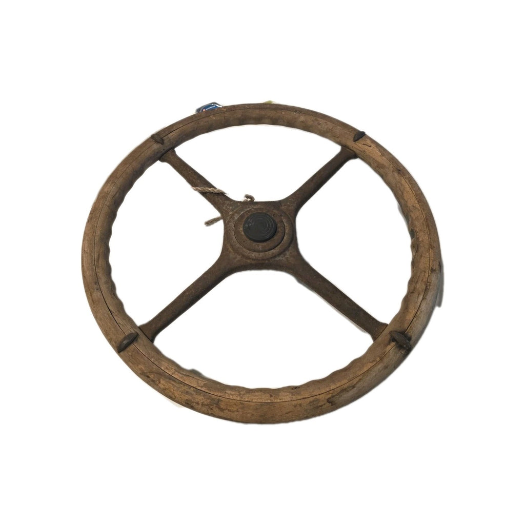 ANTIQUE FORD MODEL A MODEL T  WOOD STEERING WHEEL NO. 102-5 20"  ORIGINAL!