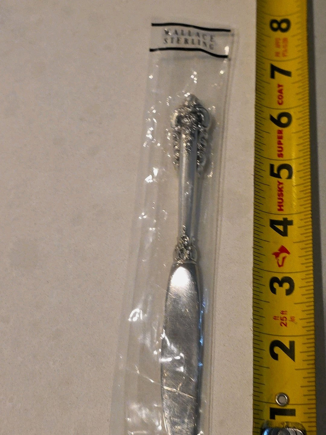 WALLACE GRANDE BAROQUE Sterling Silver 6 1/4"  Butter Knife Spreader Sealed