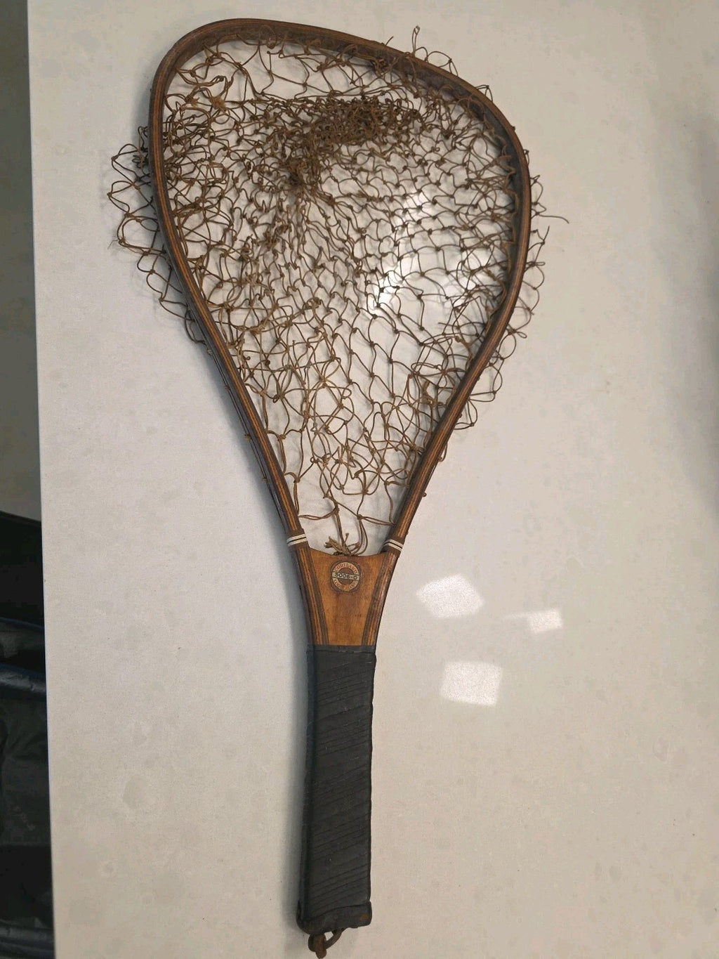 Vtg Cortland Line Co 5003-0 Wood Fishing Net