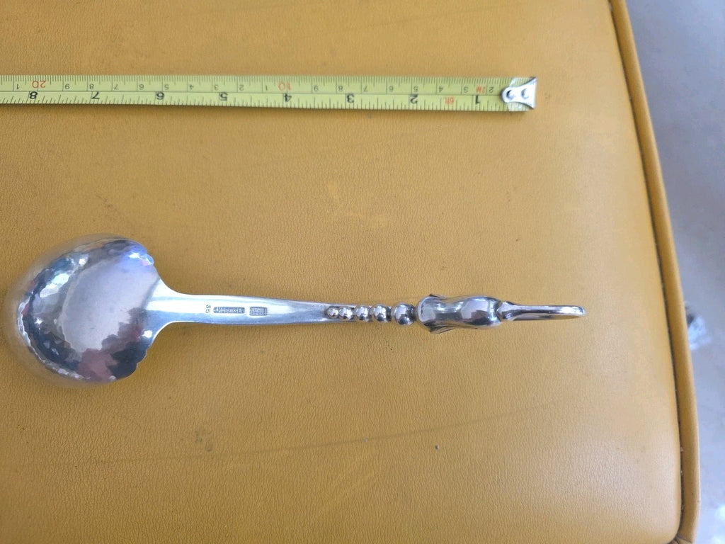 Blossom by Orla Vagn Mogensen Sterling Silver Sauce Ladle 8 1/4"