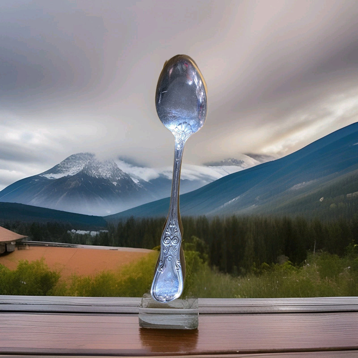 Antique Tiffany & Co. 925 Sterling Silver Saratoga 8 5/8" Spoon