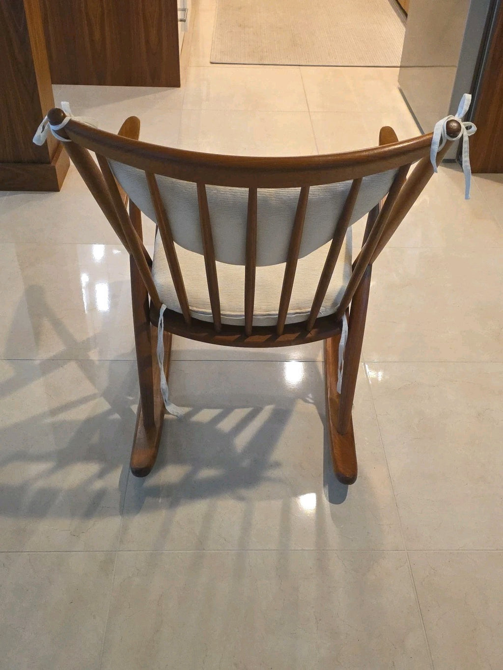 Bramin Møbler Frank Reenskaug Mid-Century Danish Rocking Chair Teak