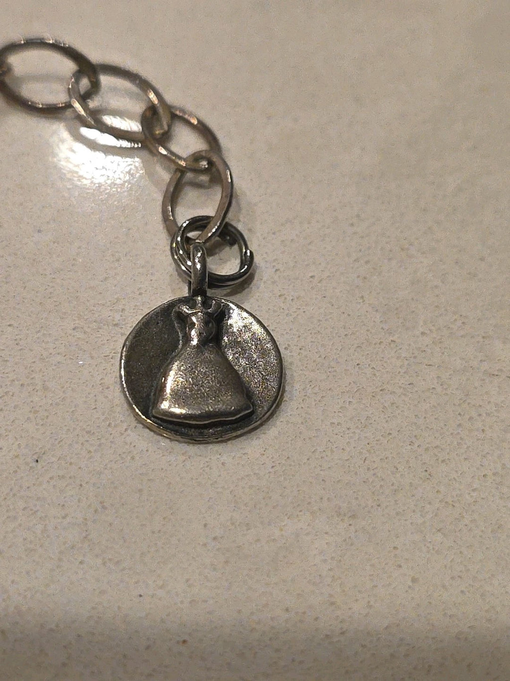 Vtg Sterling Mummy Necklace Choker MARY & DOUG HANCOCK Signed Freshwater Pearl
