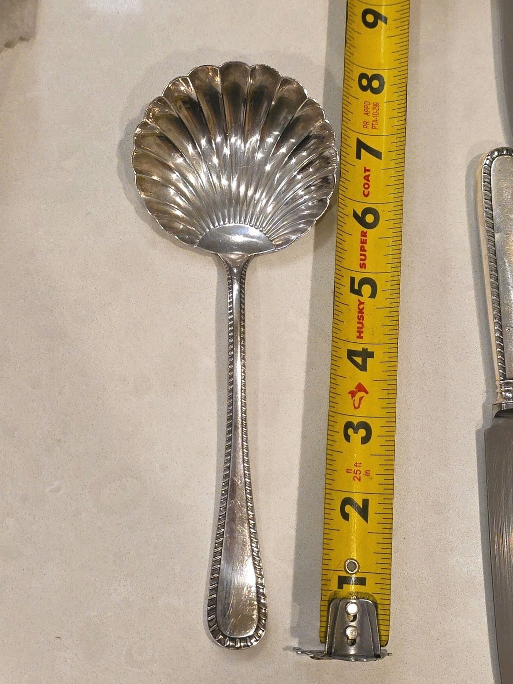 Feather Edge  Italian Feather Edge by Buccellati Sterling Casserole Spoon 7 7/8"
