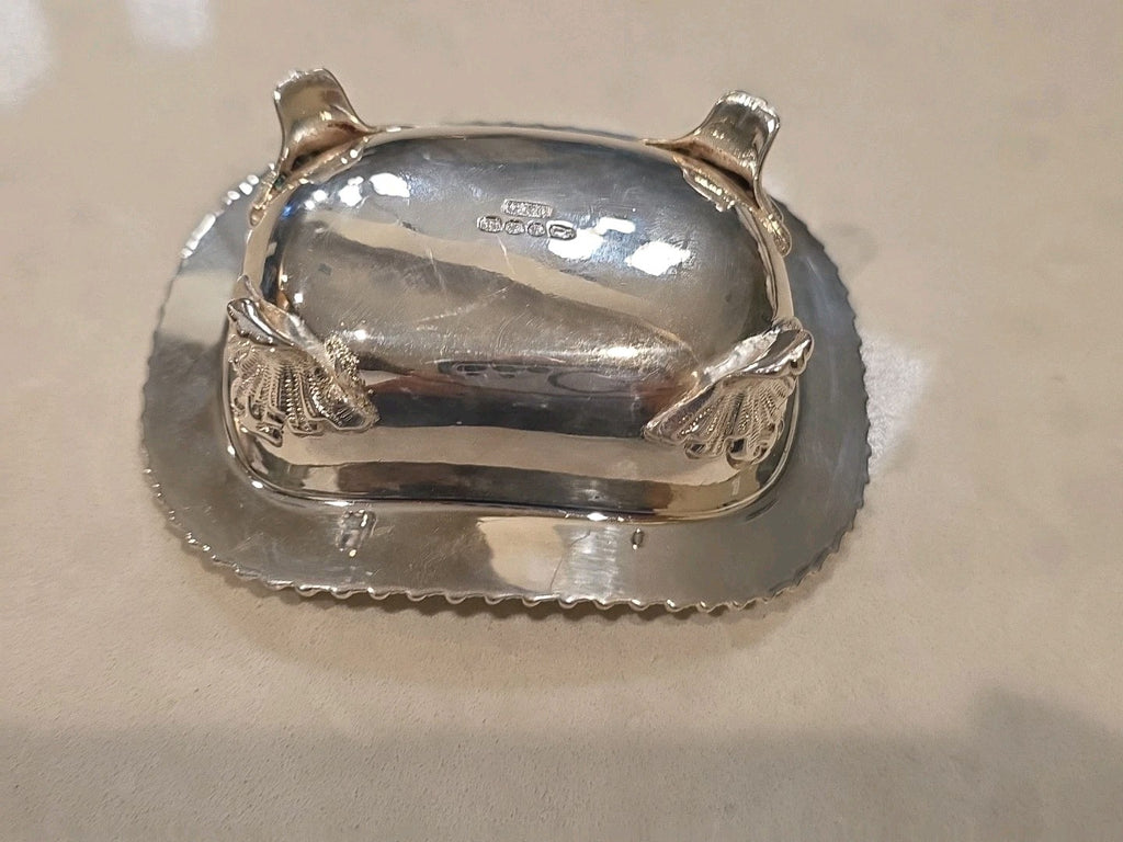 Antique G.R. George Richmond Collins Silverplate Salt Bowl