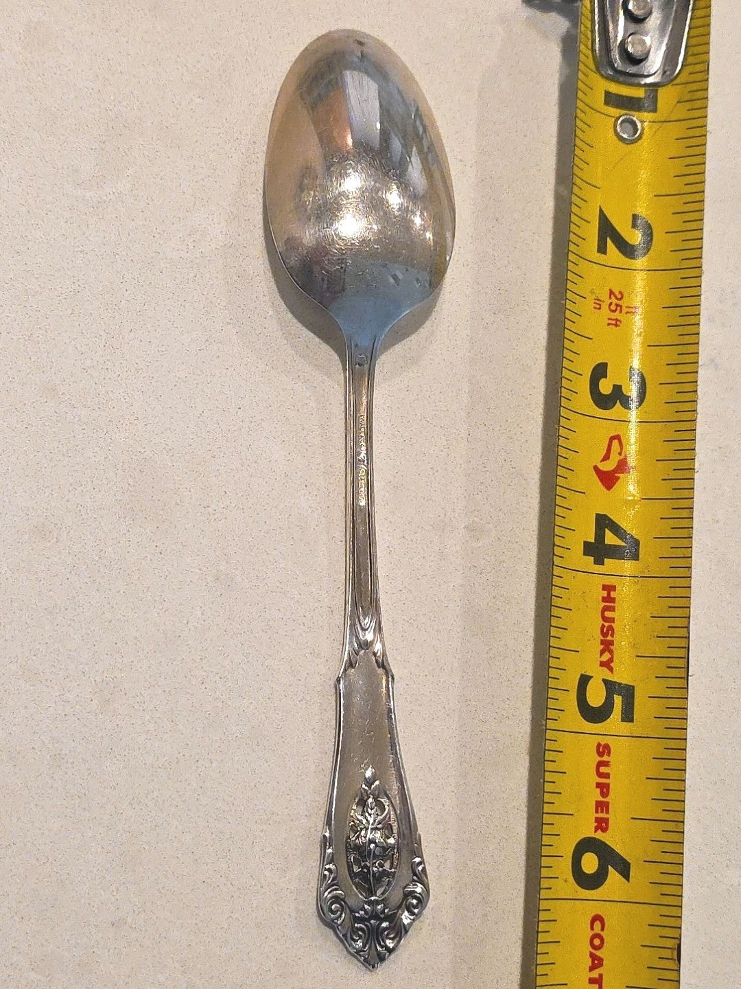 Wallace Rose Point 1934 Sterling 6” Spoon