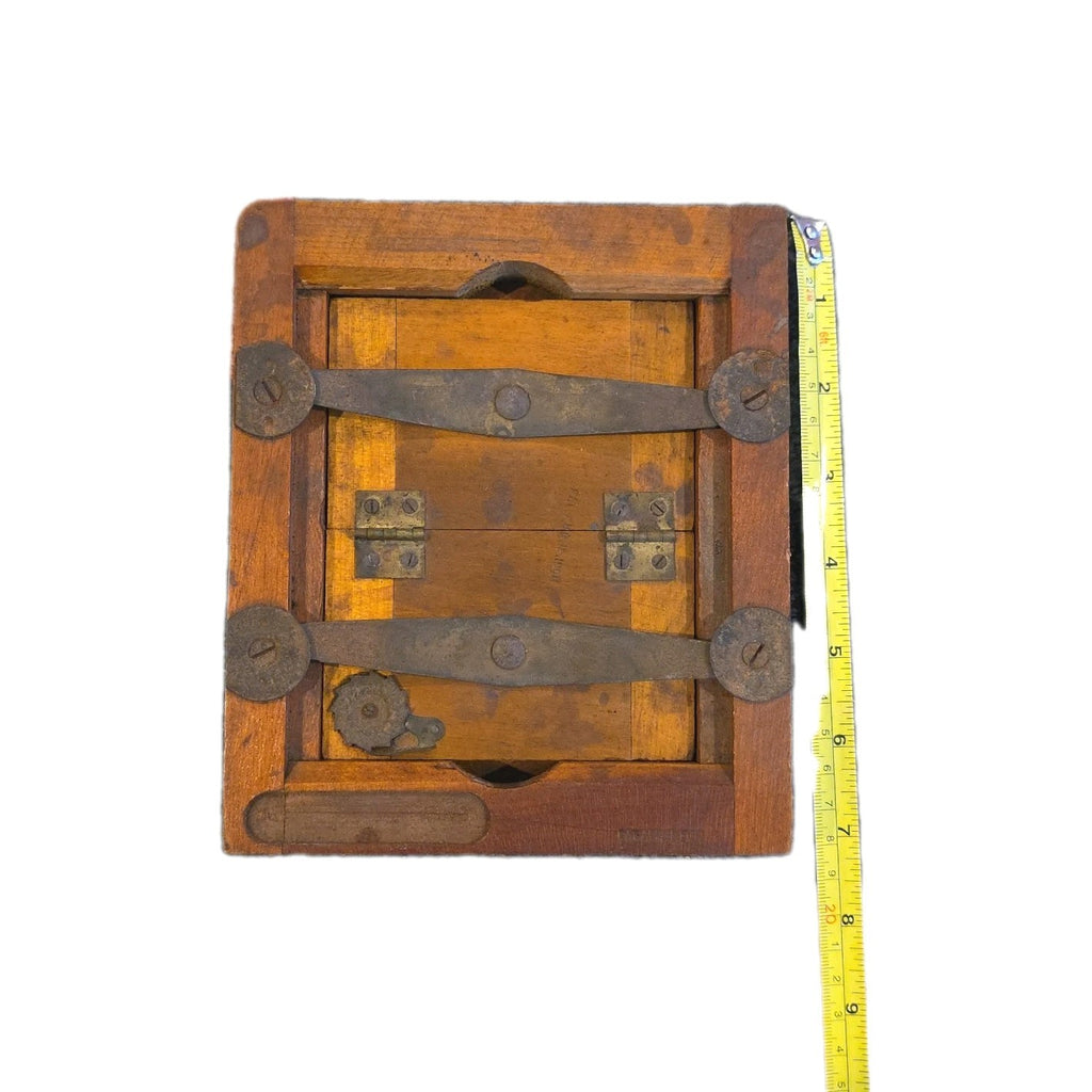 ANTIQUE SCOVILL & ADAMS CO. NY c.1890 NEGATIVE PRINTING FRAME 6" X 7"-WITH DIAL