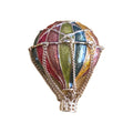 Vintage MFA Museum of Fine Arts Enamel Hot Air Balloon Dangle Basket Brooch/Pin