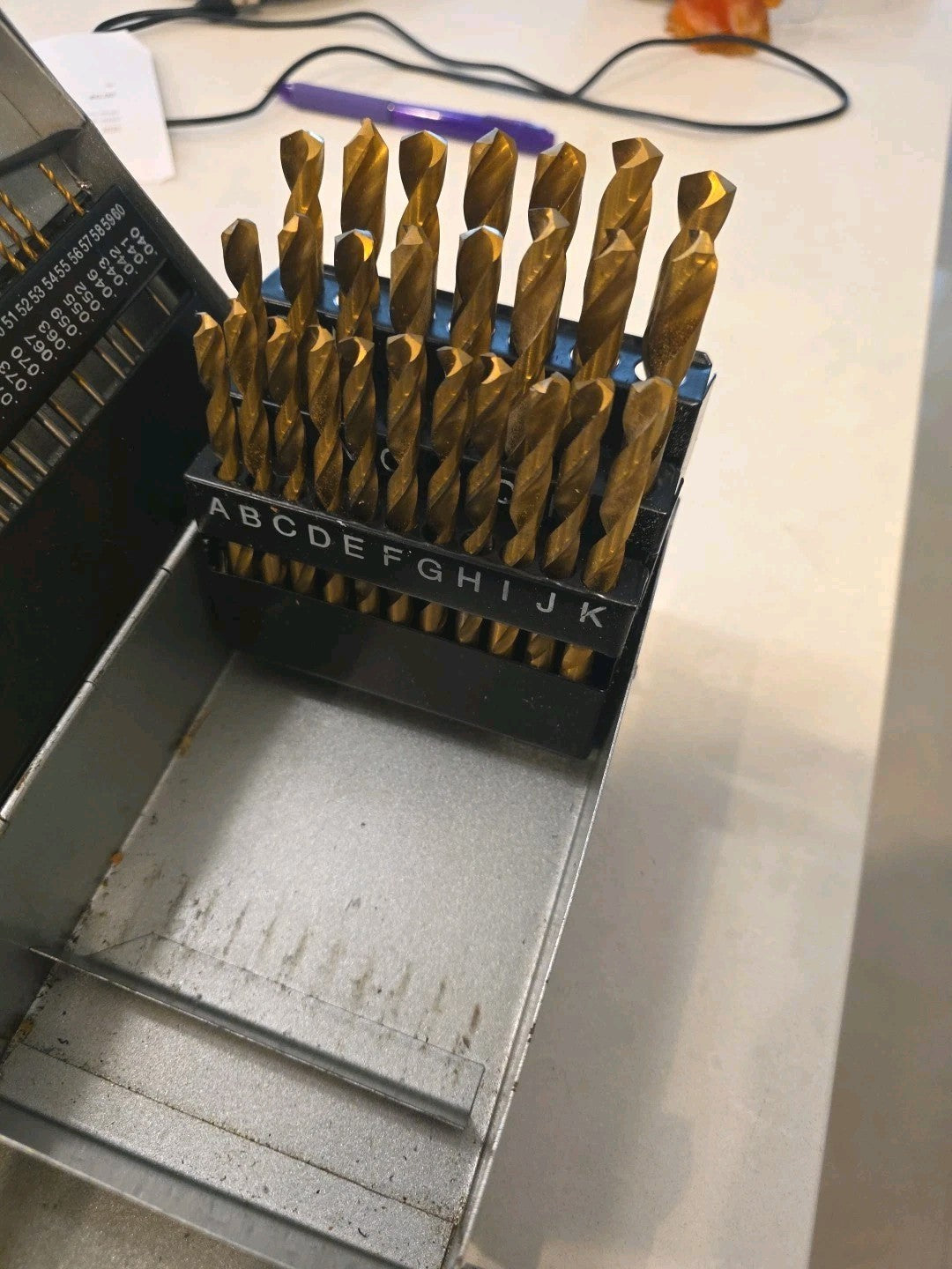 Worksmith HHS Drill Bit Set 105 Piece Drill it Set (missing 10 Small Ones + Case