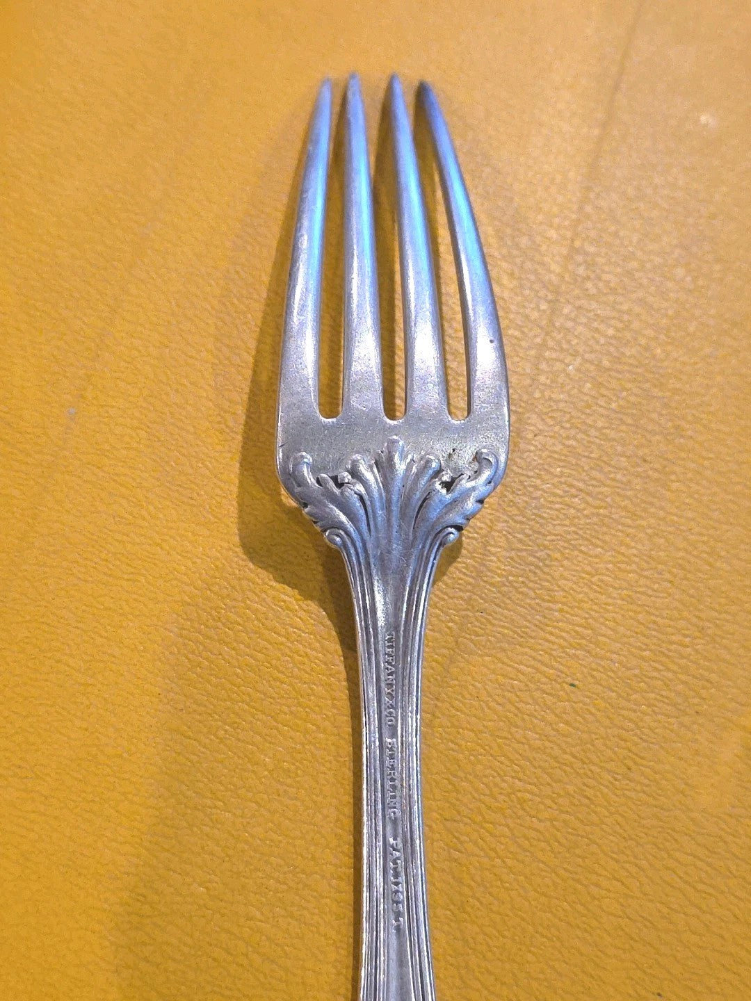 Colonial by Tiffany and Co Sterling Silver  Lunch/Dessert Fork Monogram