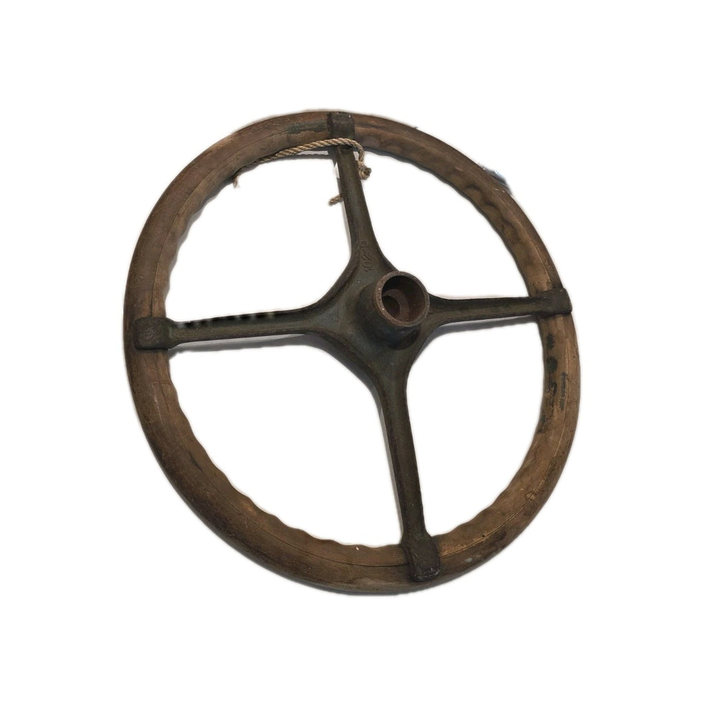 ANTIQUE FORD MODEL A MODEL T  WOOD STEERING WHEEL NO. 102-5 20"  ORIGINAL!