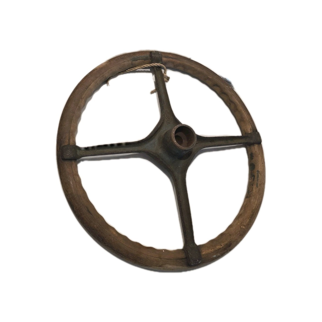 ANTIQUE FORD MODEL A MODEL T  WOOD STEERING WHEEL NO. 102-5 20"  ORIGINAL!