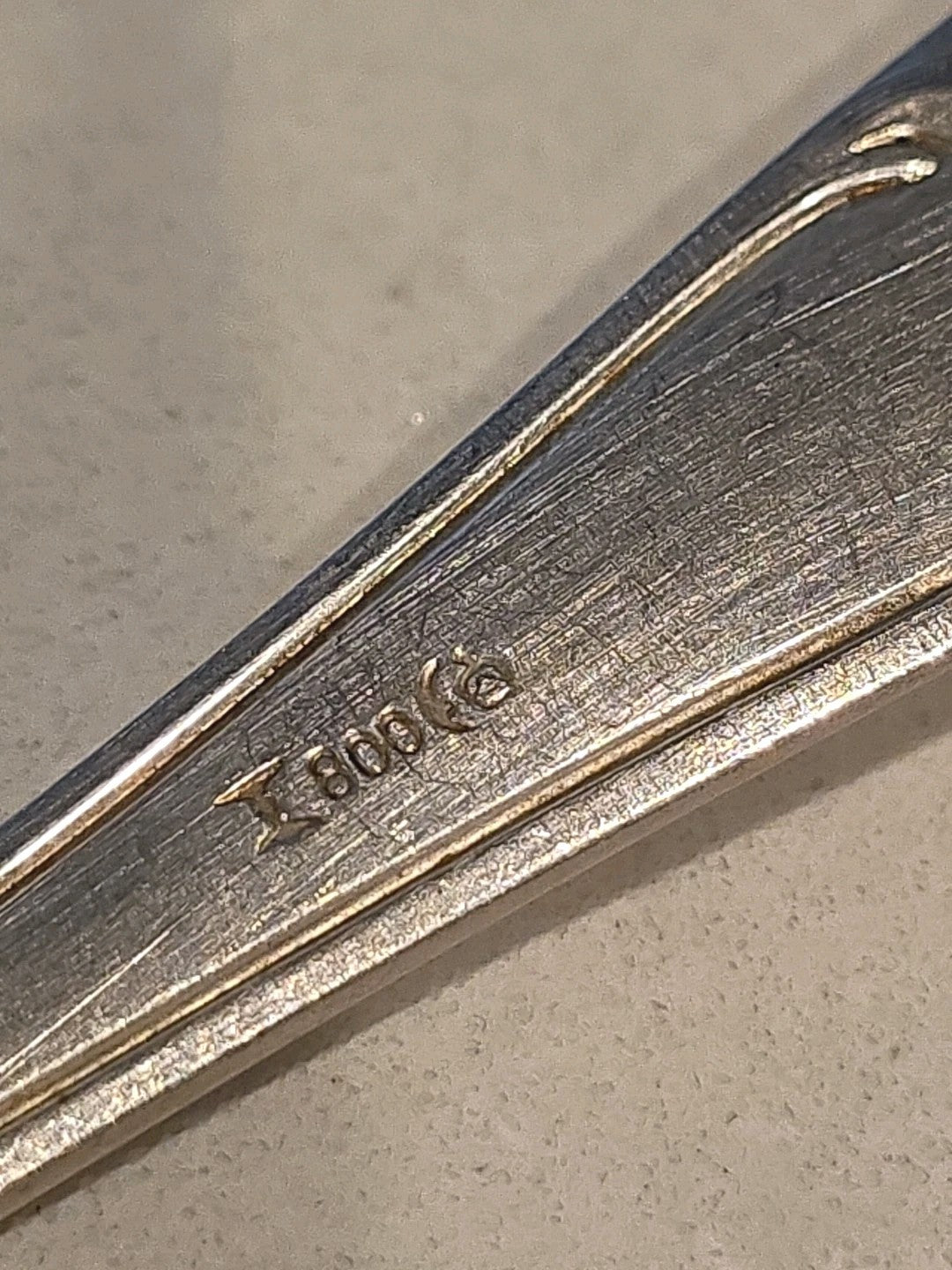 Antique Koch & Bergfeld 800 Silver 65 200 Serving Spoon Germany