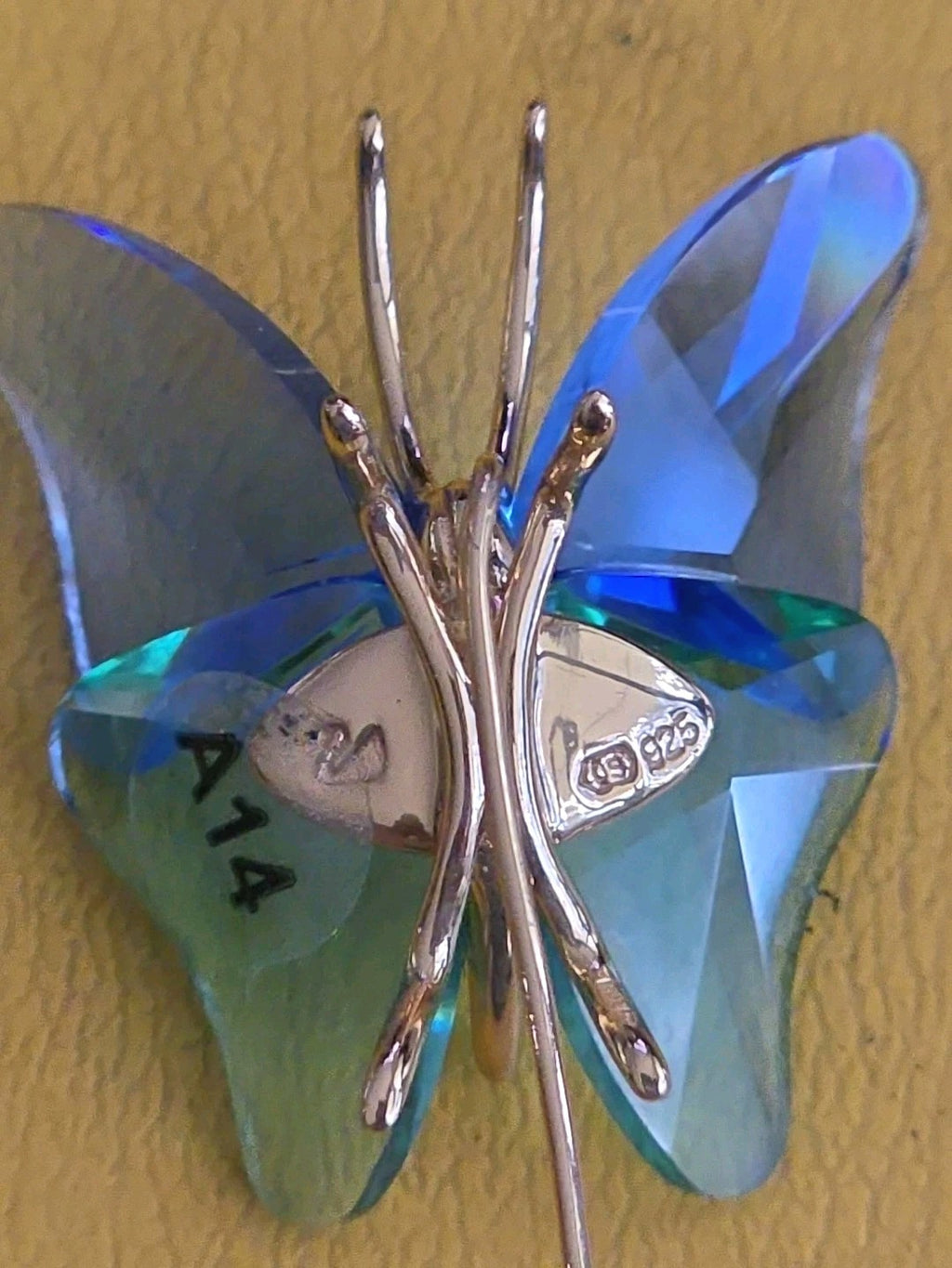 Swarovski Figurine Crystal Paradise Butterfly AMBUR TURQUOISE