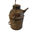 Vintage Illinois Central Railroad ICRR Galvanized Steel Mini Oil Can Train