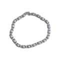 Gift Box Heart XO Necklace 18" Silver Plated Brass