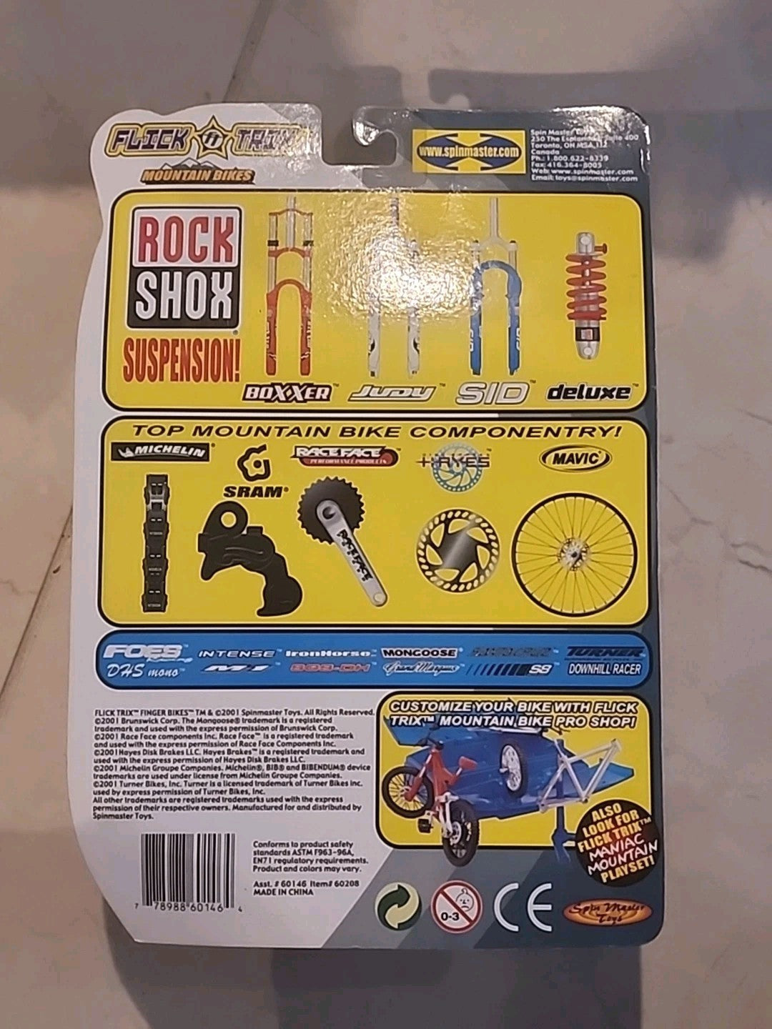 FLIK TRIX mountain finger bikes ,downhill racer new ,toy