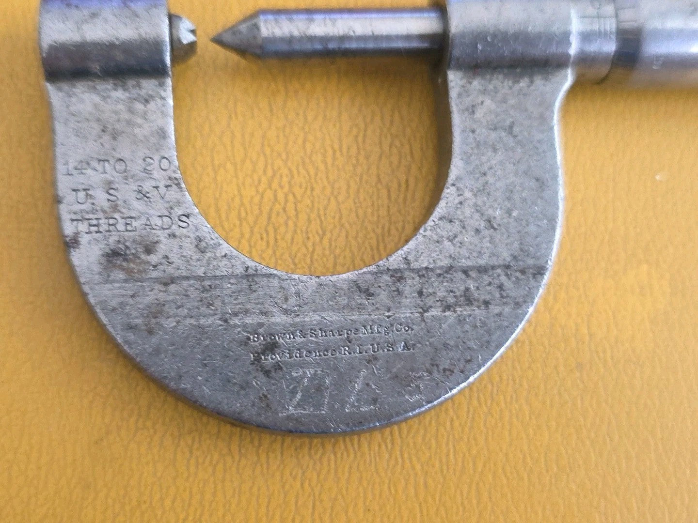 Vintage Brown Sharpe Micrometer No 19 up to 1" late 1890s