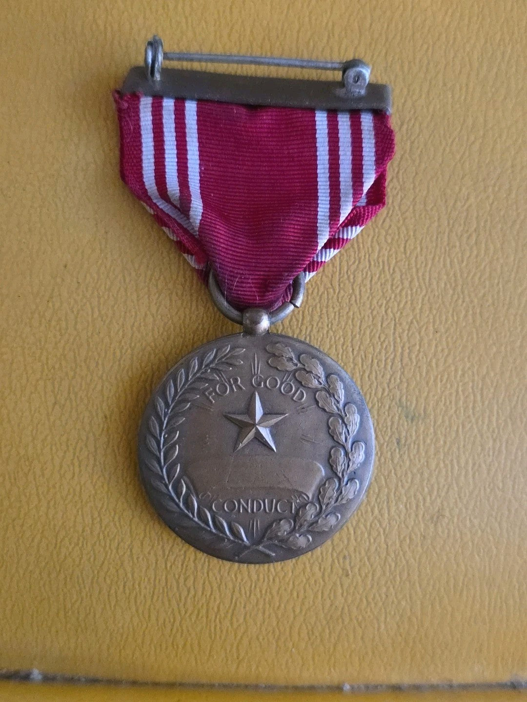 WWII United States Army Good Conduct Medal & Ribbon Bar