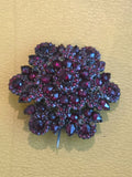Antique Victorian Star Shape Bohemian Garnet Brooch