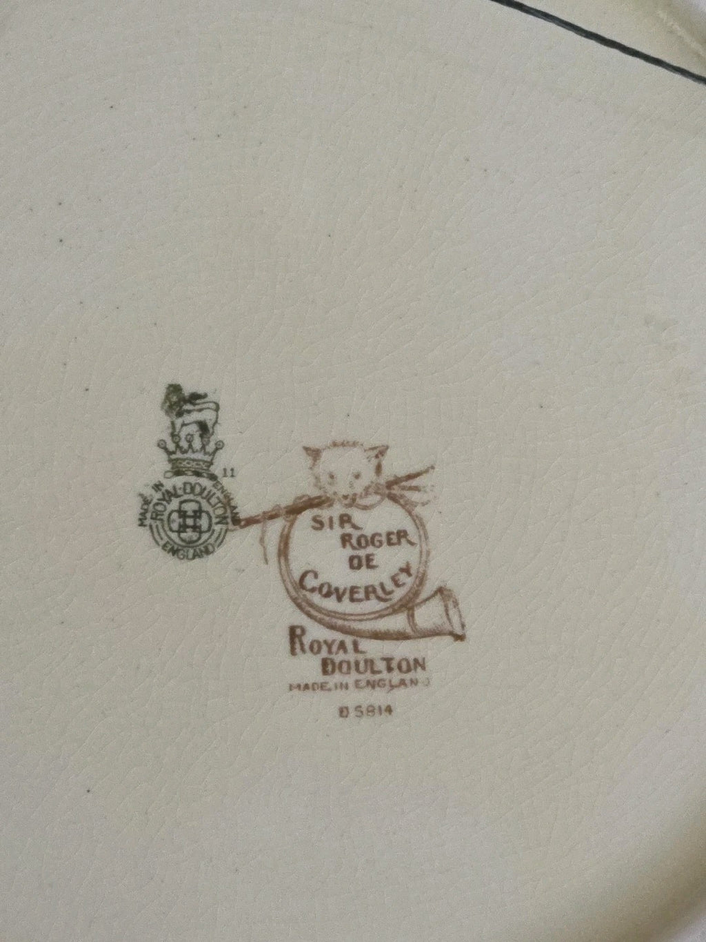 Royal Doulton 13 1/4"  Cabinet Plate Sir Roger De Coverley