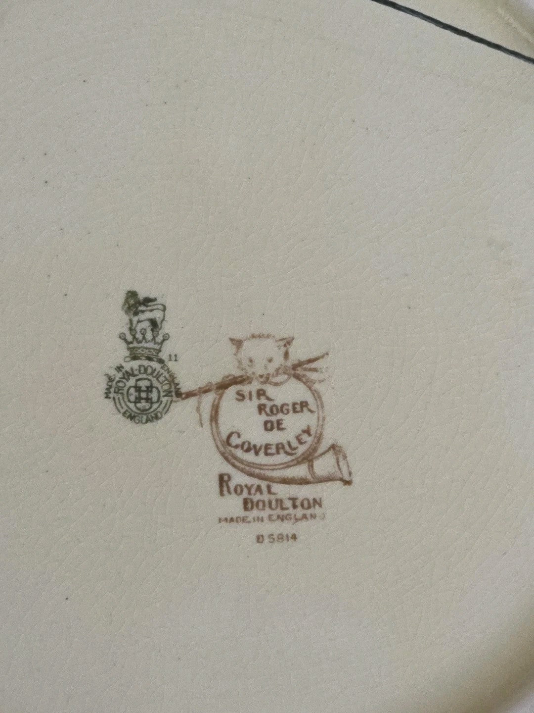 Royal Doulton 13 1/4"  Cabinet Plate Sir Roger De Coverley