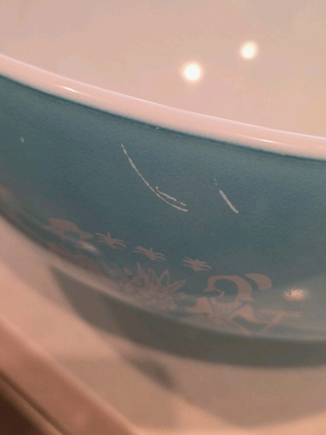 1959 Pyrex Tourquoise Amish Butterprint Set of 4 Cinderella Mixing Bowls Vintage