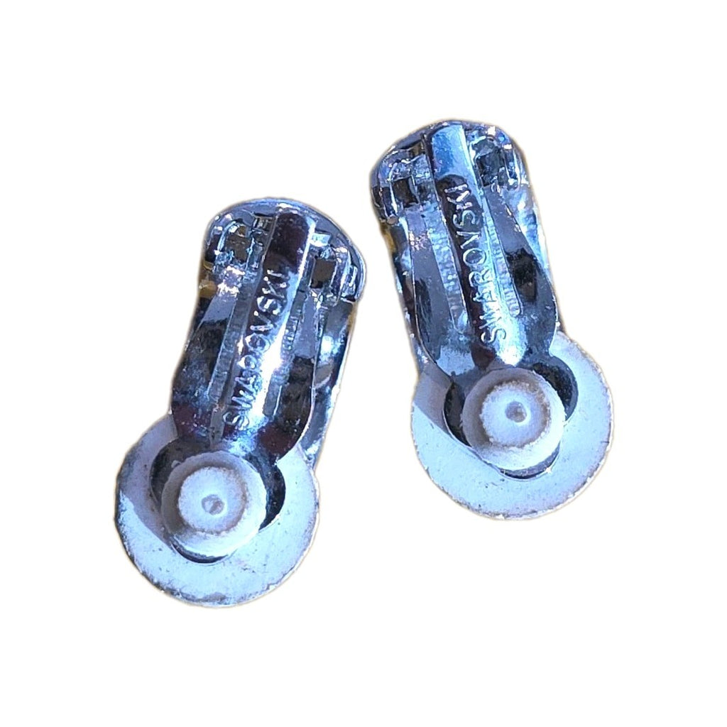 Swarovski Crystal Petite Huggie Hoop Clip Earrings